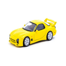 Load image into Gallery viewer, Tarmac Works 1:64 Mazda RX-7 (FD3S) Mazdaspeed A-Spec Competition Yellow Mica
