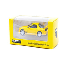 Load image into Gallery viewer, Tarmac Works 1:64 Mazda RX-7 (FD3S) Mazdaspeed A-Spec Competition Yellow Mica

