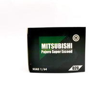 Load image into Gallery viewer, BM Creations Junior 1:64 Mitsubishi Pajero Green Stripe
