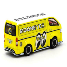 Load image into Gallery viewer, Tarmac Works 1:64 Toyota Hiace Widebody Mooneyes Yellow
