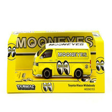 Load image into Gallery viewer, Tarmac Works 1:64 Toyota Hiace Widebody Mooneyes Yellow
