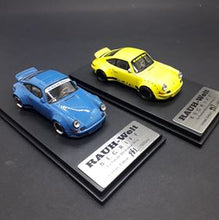 Load image into Gallery viewer, Modelcollect 1:64 RWB 930 Ducktail Wing Yellow/Blue /1500

