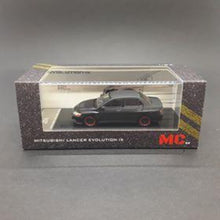 Load image into Gallery viewer, MC64 1:64 Mitsubishi Lancer Evolution lX (Matte Black)
