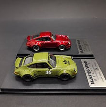 Load image into Gallery viewer, Modelcollect 1:64 RWB 930 Ducktail Wing Red/Green /1500
