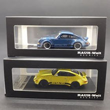 Load image into Gallery viewer, Modelcollect 1:64 RWB 930 Ducktail Wing Yellow/Blue /1500
