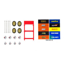 Load image into Gallery viewer, Tarmac Works 1:64 Accessories BBS LM F1 Championship Edition Gold
