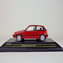 Load image into Gallery viewer, First:43 1:43 Honda Civic 1987 Red
