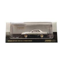 Load image into Gallery viewer, iNNO64 1:64 Nissan Skyline 2000 RS-X Turbo (DR30) Silver/Black
