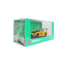 Load image into Gallery viewer, Master 1/64 Mazda RX-7 Amemiya Yellow with Carbon Hood

