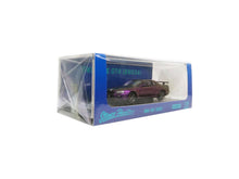 Load image into Gallery viewer, Stance Hunters 1/64 Hi-Rev Series Nissan Skyline GT-R BNR34 V-Spec II Midnight Purple
