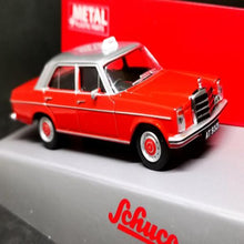Load image into Gallery viewer, Schuco 1:64 Mercedes-Benz 200D Hong Kong Taxi (Red)
