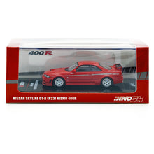 Load image into Gallery viewer, iNNO64 1/64 Nissan Skyline GT-R (R33) Nismo 400R Super Clear Red II
