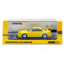 Load image into Gallery viewer, iNNO64 1/64 Nissan Skyline GT-R (R33) Nismo 400R Lightning Yellow
