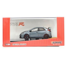 Load image into Gallery viewer, Tarmac Works 1:64 Honda Civic Type FK2 2016 Malaysia Exclusive Model Polished Metal Grey
