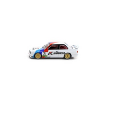 Load image into Gallery viewer, Tarmac Works 1:64  BMW M3 E30 Macau Cup Race 1991 Charles Kwan

