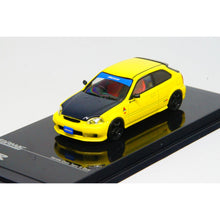 Load image into Gallery viewer, Tarmac Works 1:64 Honda Civic Type R EK9 Yellow
