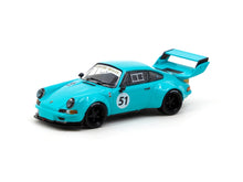Load image into Gallery viewer, Tarmac Works 1/64 RWB Backdate Blue #51
