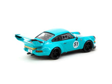 Load image into Gallery viewer, Tarmac Works 1/64 RWB Backdate Blue #51
