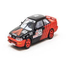 Load image into Gallery viewer, Tarmac Works 1:64 Toyota Corolla Levin AE92 JTCC 1990 Div.3 Champion

