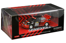 Load image into Gallery viewer, Tarmac Works 1/64 Mitsubishi Lancer Evo VI Winner Rally of Canberra 1999 Y.Kataoka/S.Hayashi
