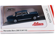 Load image into Gallery viewer, Schuco 1/64 Mercedes Benz 200 D (W110)
