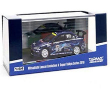 Load image into Gallery viewer, Tarmac Works 1:64 Mitsubishi Lancer Evolution X Super Taikyu Series 2010 Mineo / Murata / Yamauchi #3 T64-004-ENL
