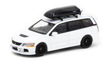 Load image into Gallery viewer, Tarmac Works 1/64 Mitsubishi Lancer Evolution Wagon White
