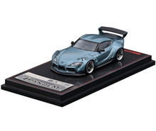 Load image into Gallery viewer, Ignition Model 1:64 IG2334 PANDEM Supra (A90) Matte Blue Gray Metallic
