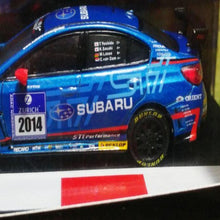 Load image into Gallery viewer, Tarmac Works 1:64 Subaru WRX STI NBR 24H Challenge 2014
