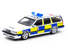 Load image into Gallery viewer, Tarmac Works Volvo 850 Police Car 1/64

