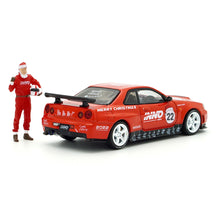 Load image into Gallery viewer, iNNO64 1/64 Nissan Skyline GT-R (R34) X'mas 2022 Special Edition

