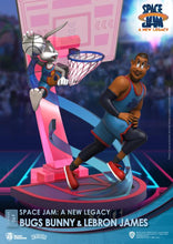 Load image into Gallery viewer, Beast Kingdom D-Stage 069 Space Jam: A New Legacy - Bugs Bunny and Lebron James
