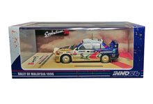 Load image into Gallery viewer, iNNO64 1/64 Mitsubishi Lancer Evolution III #5 Rally of Malaysia with Mud Effect

