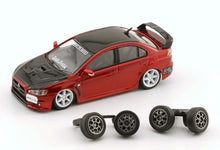 Load image into Gallery viewer, BM Creations 1/64 Mitsubishi Lancer Evo X JDM Red LHD
