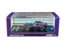 Load image into Gallery viewer, iNNO64 1/64 Nissan Fairlady Z (S30) Dark Blue Metallic
