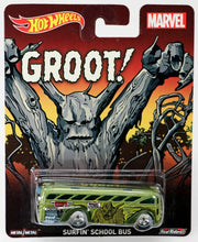 Load image into Gallery viewer, Hot Wheels Mаrvel Groot 1/64 "Surfin' School Bus"
