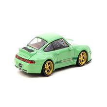 Load image into Gallery viewer, Tarmac Works Hobby64 1/64 Gunther Werks 993 Green + 1 Random TsumTsum Car
