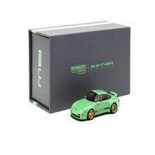 Load image into Gallery viewer, Tarmac Works Hobby64 1/64 Gunther Werks 993 Green + 1 Random TsumTsum Car
