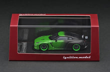 Load image into Gallery viewer, Ignition Model 1/64 PANDEM R35 GT-R Green/Black IG2766
