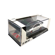 Load image into Gallery viewer, CM Model 1:64 Mitsubishi Lancer Evolution IX white black hood
