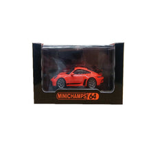 Load image into Gallery viewer, Minichamps 1/64 Porsche 911 (992) GT3 Lava Orange

