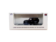 Load image into Gallery viewer, LCD 1/64 Land Rover Defender 90 Works V8 70th Edition Matte Black
