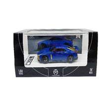Load image into Gallery viewer, Time Micro 1/64 Nissan GT-R 50 Blue
