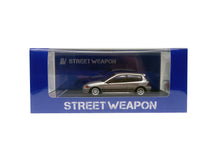 Load image into Gallery viewer, Street Weapon 1/64 Honda Civic (EG6) Silver White Rim Black Base
