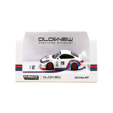 Load image into Gallery viewer, Tarmac Works Hobby64 1/64 Old &amp; New 997 #118 White
