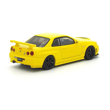 Load image into Gallery viewer, iNNO64 1/64 Nissan GT-R (R34) Malaysia Diecast Expo 2022 Event Model Light Yellow
