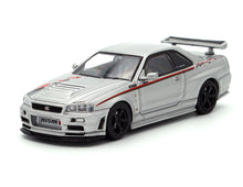 Load image into Gallery viewer, iNNO64 1/64 Nissan Skyline GT-R (R34) NISMO R-Tune Silver
