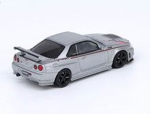 Load image into Gallery viewer, iNNO64 1/64 Nissan Skyline GT-R (R34) NISMO R-Tune Silver
