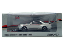 Load image into Gallery viewer, iNNO64 1/64 Nissan Skyline GT-R (R34) NISMO R-Tune Silver
