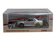 Load image into Gallery viewer, iNNO64 1/64 Nissan Skyline GT-R (R34) NISMO R-Tune Silver

